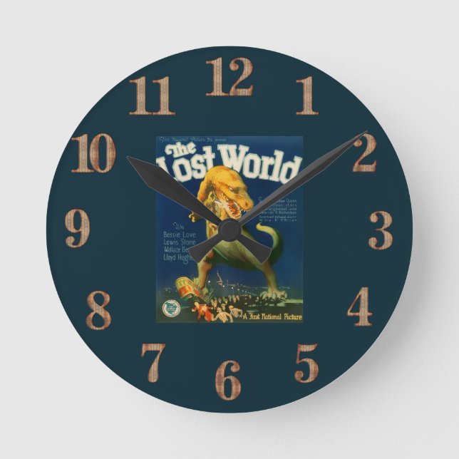 The Lost World Wall Clock Rund Klocka (Framsida)