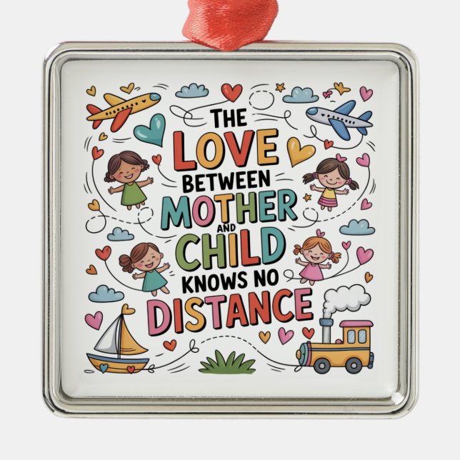 The Love Between Mother And Child Julgransprydnad Metall (Framsidan)