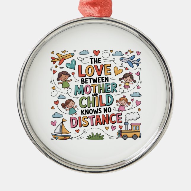 The Love Between Mother And Child Julgransprydnad Metall (Framsidan)