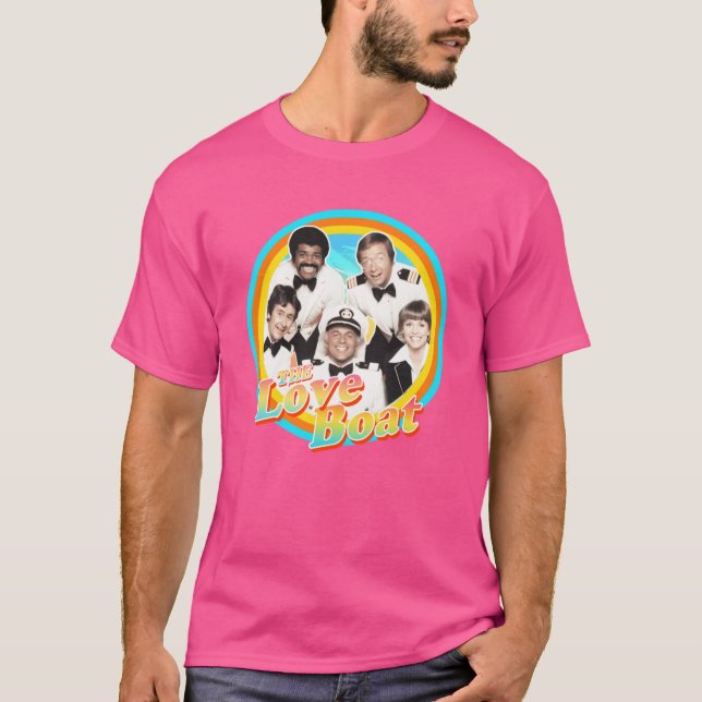 The Love Boat Retro T Shirt (Framsida)