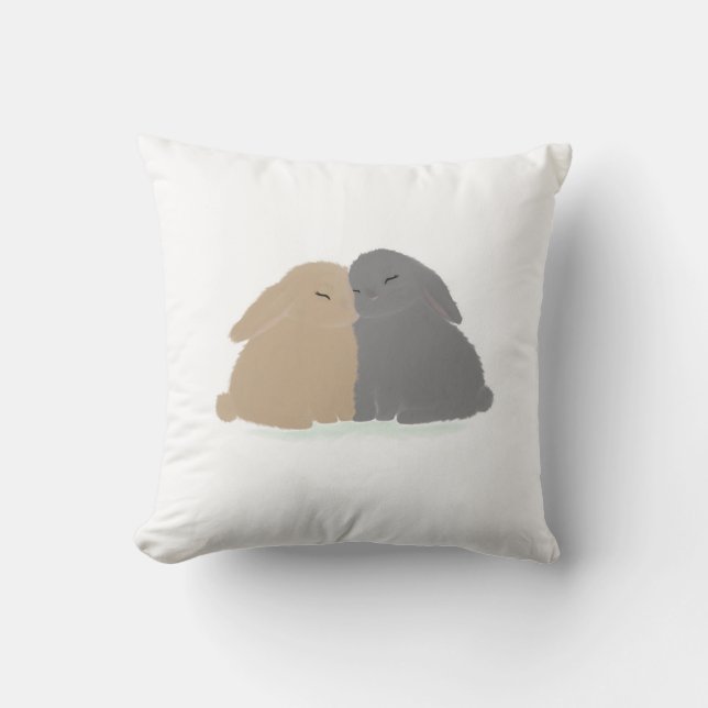 The Love Bunnies  Kudde (Framsida)