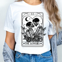 The Lovers Tarot Skelett Alla Hjärtans Dag