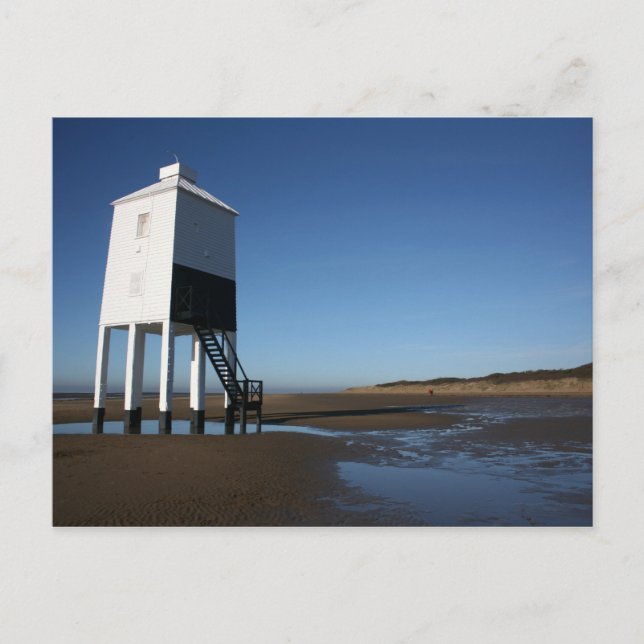 The Low Lighthouse, Burnham on Sea, Somerset, Före Vykort (Framsida)