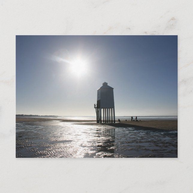 The Low Lighthouse, Burnham on Sea, Somerset, Före Vykort (Framsida)