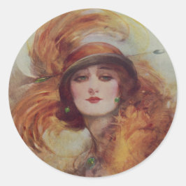 The Lure Of The Green Eyes - W.H. Barribal Runt Klistermärke