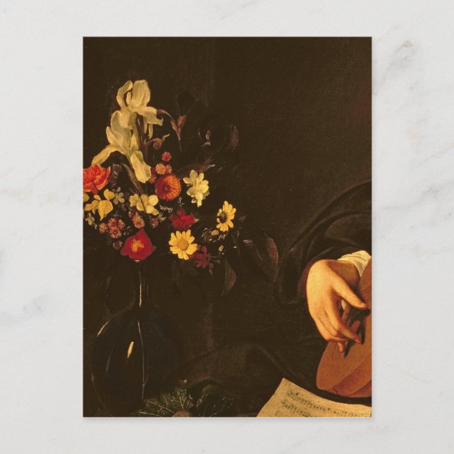 The Lute Player, c.1595 Vykort (Framsida)