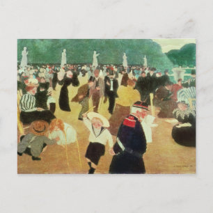 The Luxembourg Gardens, 1895 Vykort