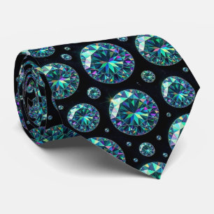 The Luxury Man   Formell svart slips med diamant h