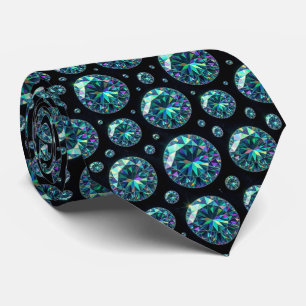 The Luxury Man   Formell svart slips med diamant h