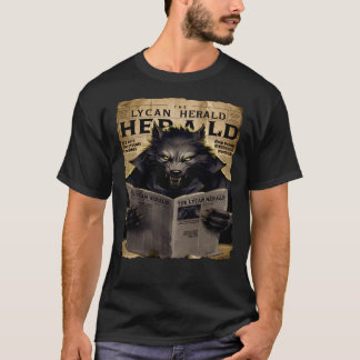 The Lycan Herald Nyhets Papper Upplaga T Shirt