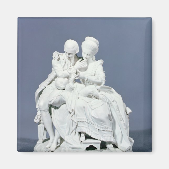 The Lycklig Parents, Meissen, 1770 Magnet (Framsidan)
