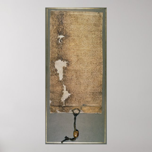 The Magna Carta of Freedom, tredje versionen Poster (Framsidan)