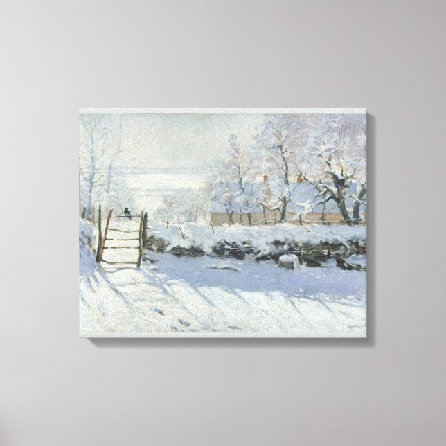 The Magpie – Claude Monet – Die Elster – La Pie Canvastryck (Framsida)