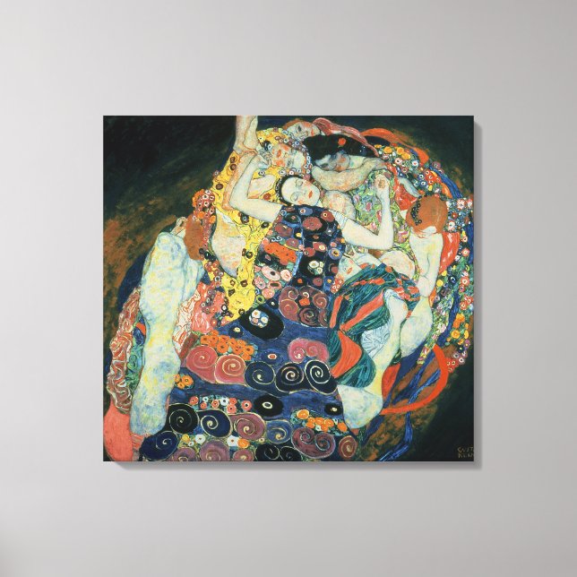 The Maiden 1913 (oil on canvas) Canvastryck (Framsida)