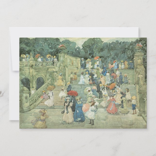 The Mall, Central Park av Maurice Prendergast (Framsida)