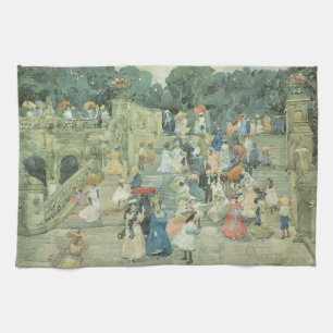The Mall, Central Park av Maurice Prendergast Kökshandduk