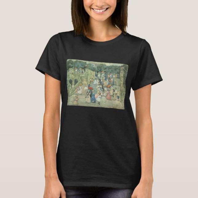 The Mall, Central Park av Maurice Prendergast T-shirt (Framsida)