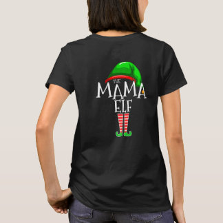The Mama Elf Family Matching Group Christmas Costu T Shirt