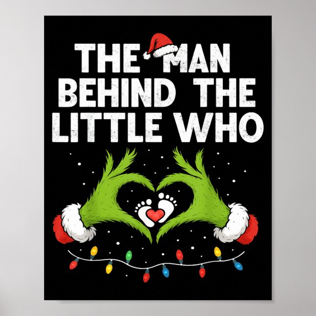 The Man Behind The Little Who Christmas Pregnancy  Poster (Framsidan)