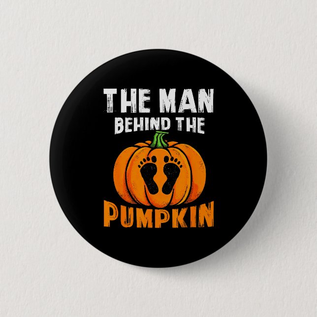 The-man Behind The Pumpkin Halloween Dad To Be Bab Knapp (Framsida)