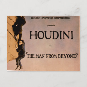The Man from Beyond (Houdini film, 1922) Vykort
