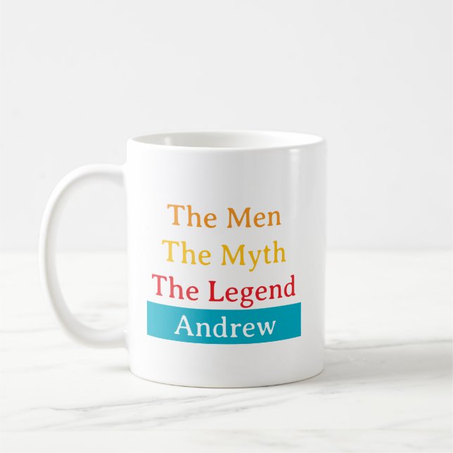 The Män, Myten, Legenden personlig  Kaffemugg (Vänster)