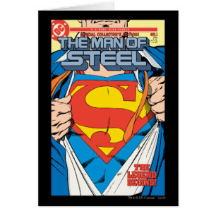 The Man of Steel #1 Collector's Edition Hälsningskort