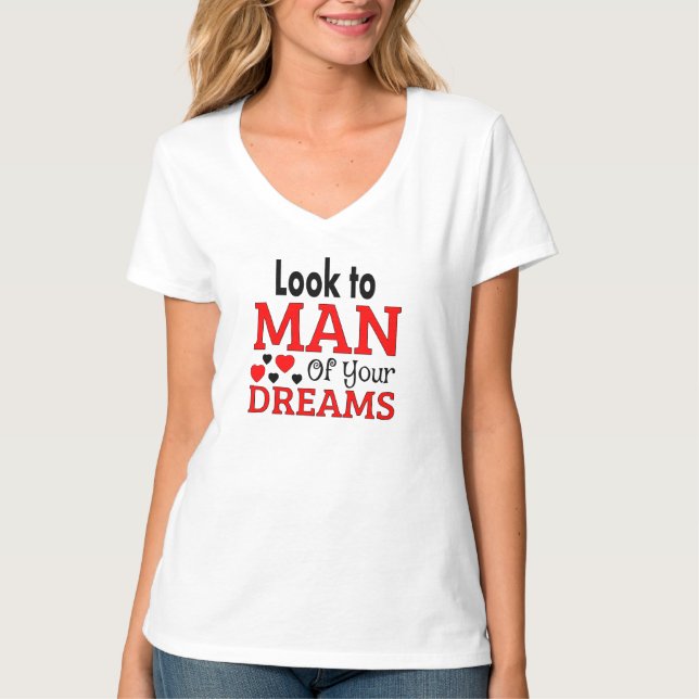 the man of your dreams t shirt (Framsida)