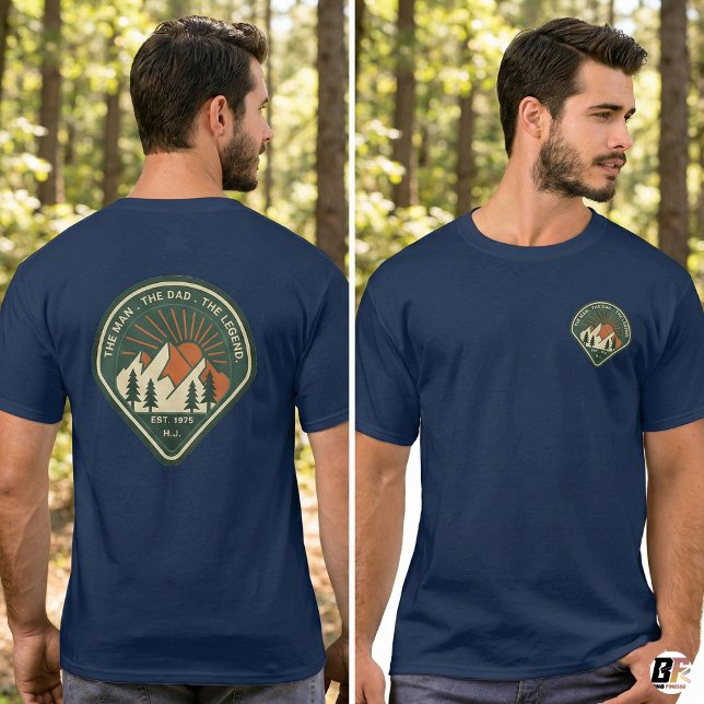 The Man The Myth The Legend Personalized H.J. Est  T Shirt (Skapare uppladdad)