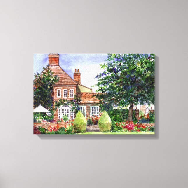The Manor House Wall Art Canvastryck (Framsida)