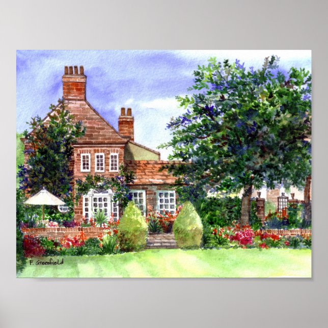 The Manor House York av Farida Greenfield Poster (Framsidan)