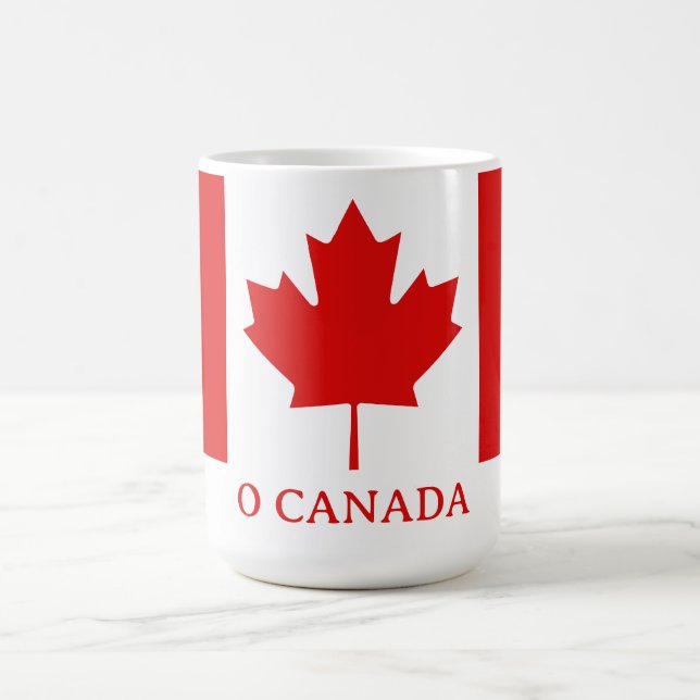The Maple Leaf flag of Canada Kaffemugg (Center)