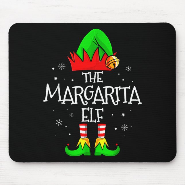 The Margarita Elf Matching Family Christmas Mens W Musmatta (Framsidan)