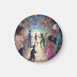 The Market Between Worlds Magnet