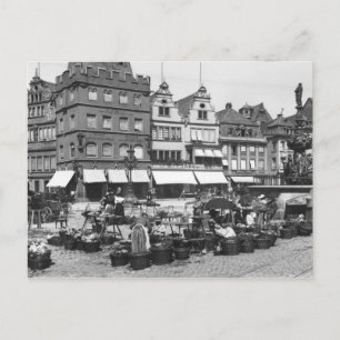 The Market Ställe i Trier, c.1910 Vykort