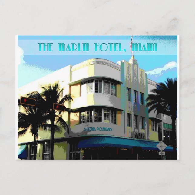 The Marlin, Miami Beach Vykort (Framsida)
