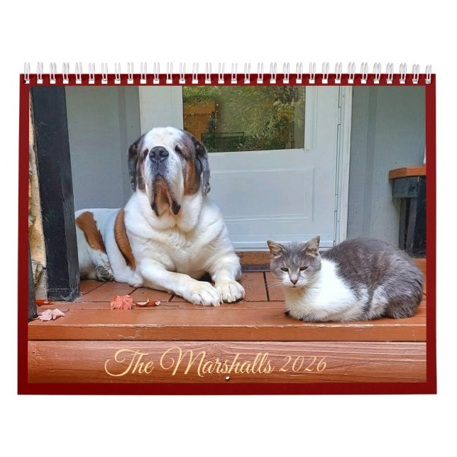 The Marshalls 2026 Calendar Kalender (Omslag)