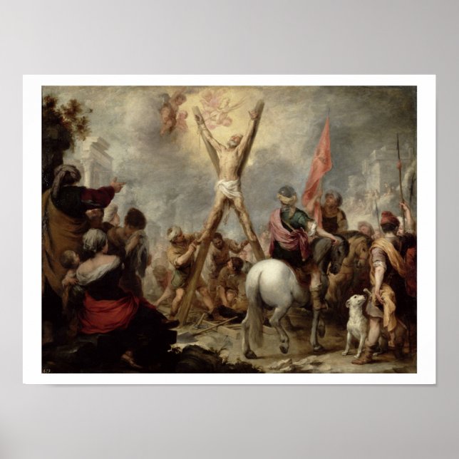 The Martyrdom of St. Andrew, 1675-82 (oil on canva Poster (Framsidan)