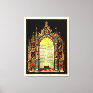 The Masons Lord's Prayer (1892) Canvastryck