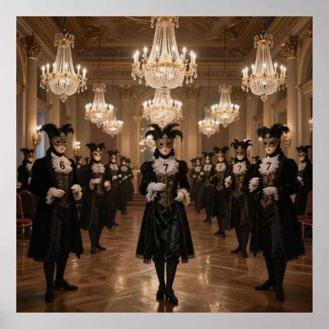 The Masquerade of Sevens Poster (Framsidan)