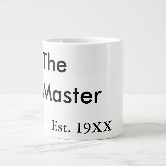 The Master bossnamn est år datum man kung titel Jumbo Mugg (Framsidan)