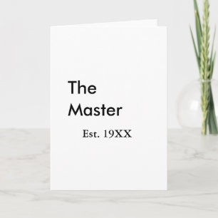 The Master chef namn est år datum man kung titel Kort