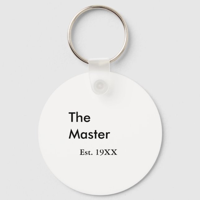 The Master chef namn est år datum man kung titel Nyckelring (Framsida)