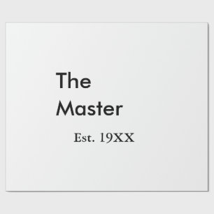 The Master chef namn est år datum man kung titel Presentpapper