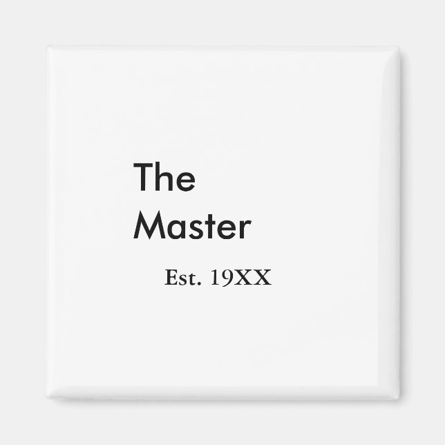 The Master chef namnet est år datum man kung titel Magnet (Framsidan)