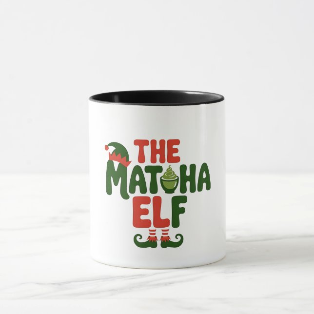 The Matcha Älva Rolig Jul Matcha Dryck Mugg (Center)