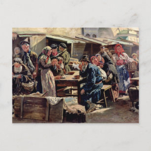 The Meal, 1875 Vykort