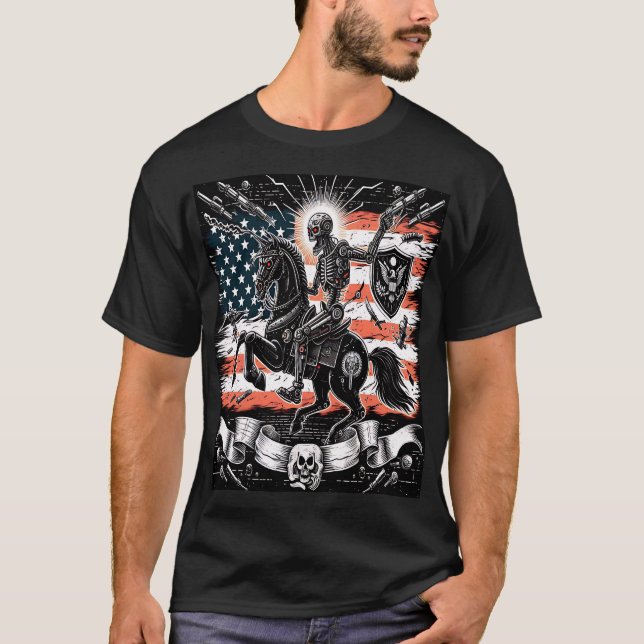 The Mechanical Knight of the Revolution T Shirt (Framsida)