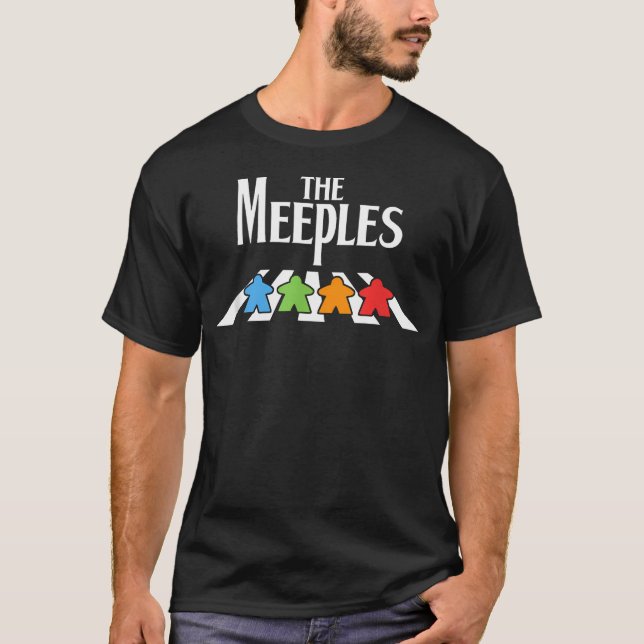 The Meeples Brädspel Brädspelsentusiast T Shirt (Framsida)
