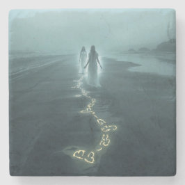 The Meeting on the Misty Shore Stenunderlägg